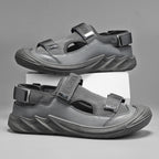 Damen Atmungsaktive Freizeitsandalen mit flexibler Sohle und verstellbaren Riemen EB