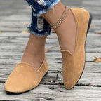 Damen Bequeme Mokassins aus sanftem Wildleder EB