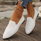 Damen atmungsaktive Slip-On Loafer aus flexiblem Netzmaterial EB