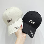 Damen Baseballcap im Distressed-Look