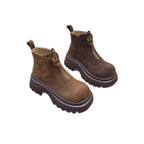 Damen Ankle Boots mit rutschfester Sohle und modischem Design EB
