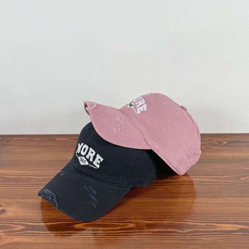 Herren-Baseballkappe im Used-Look