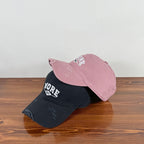 Herren-Baseballkappe im Used-Look
