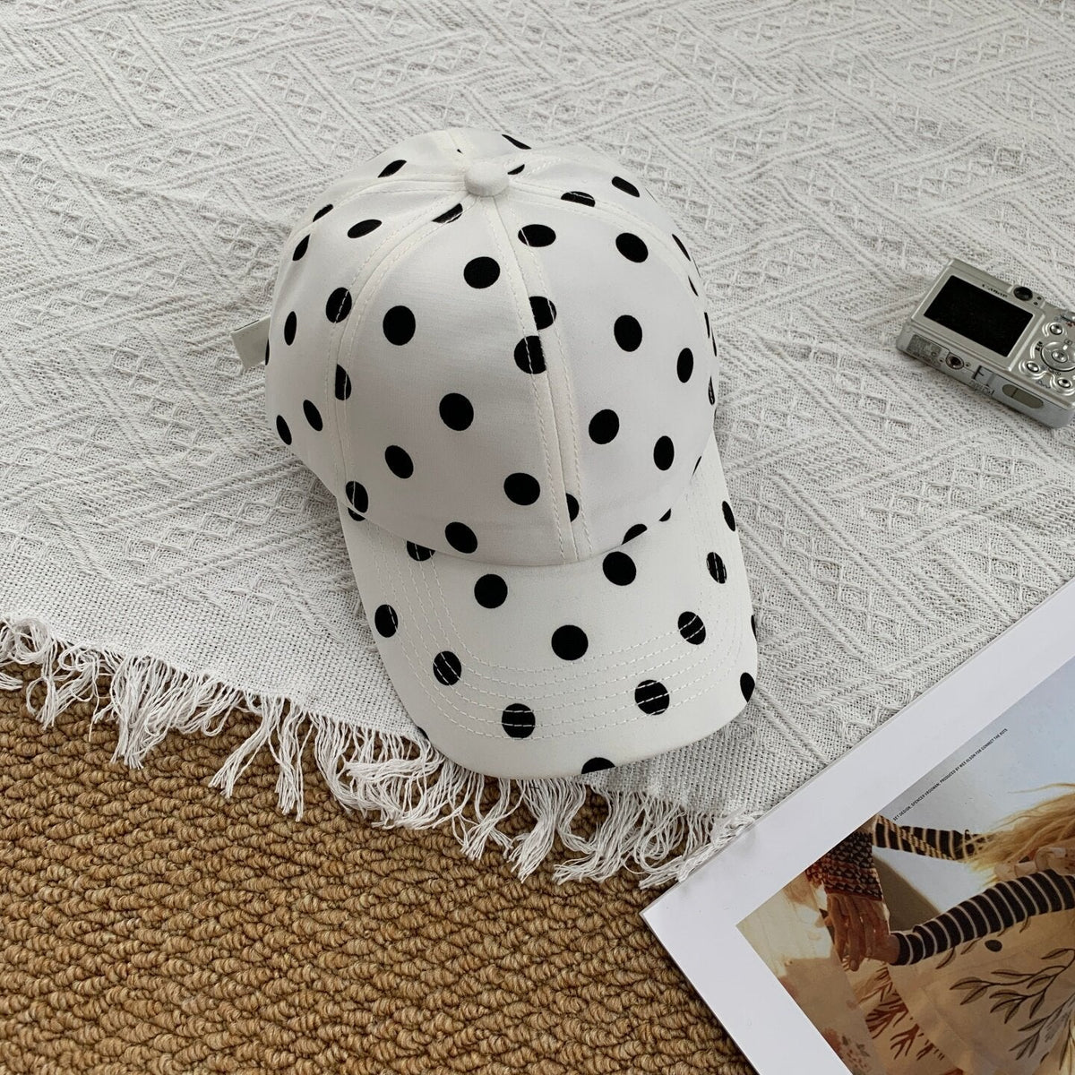 Damen-Baseballcap mit Punkten