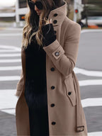 Damen Hochwertiger Trenchcoat EB