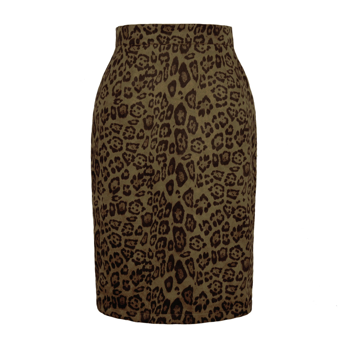 Damen Bleistiftrock mit Leoparddruck EB