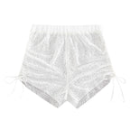 Transparente Strandshorts für Damen