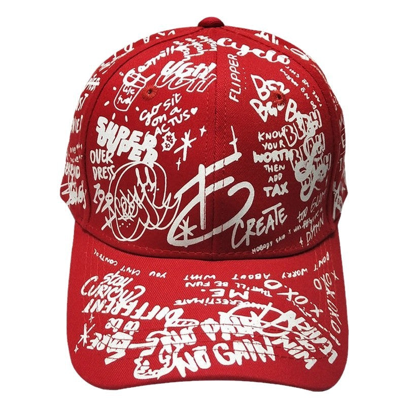 Herren-Snapback-Cap mit Grafikdruck