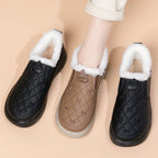 Damen Bequeme und warmgefütterte Slip-On Freizeitschuhe EB
