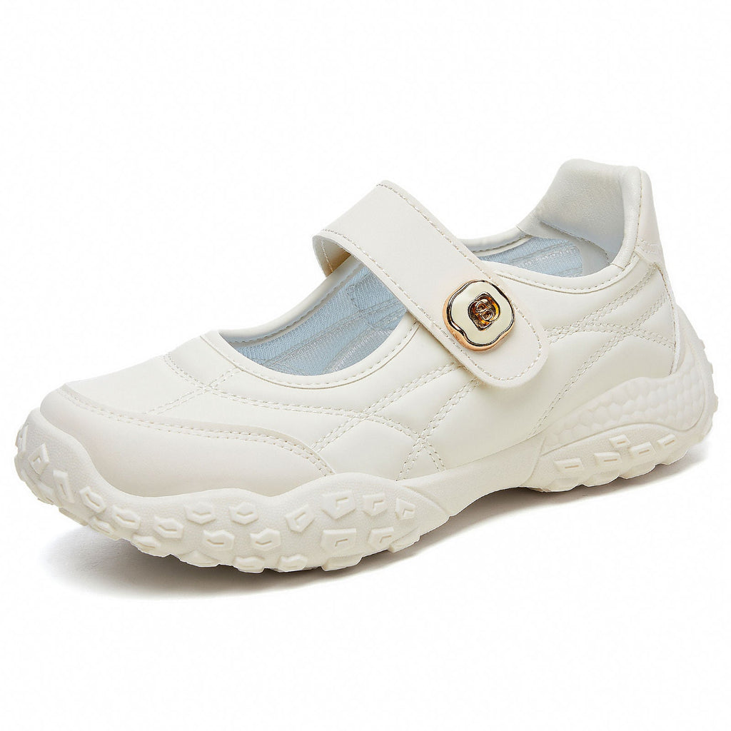 Damen bequeme Alltagsschuhe mit flexiblem Klettverschluss EB