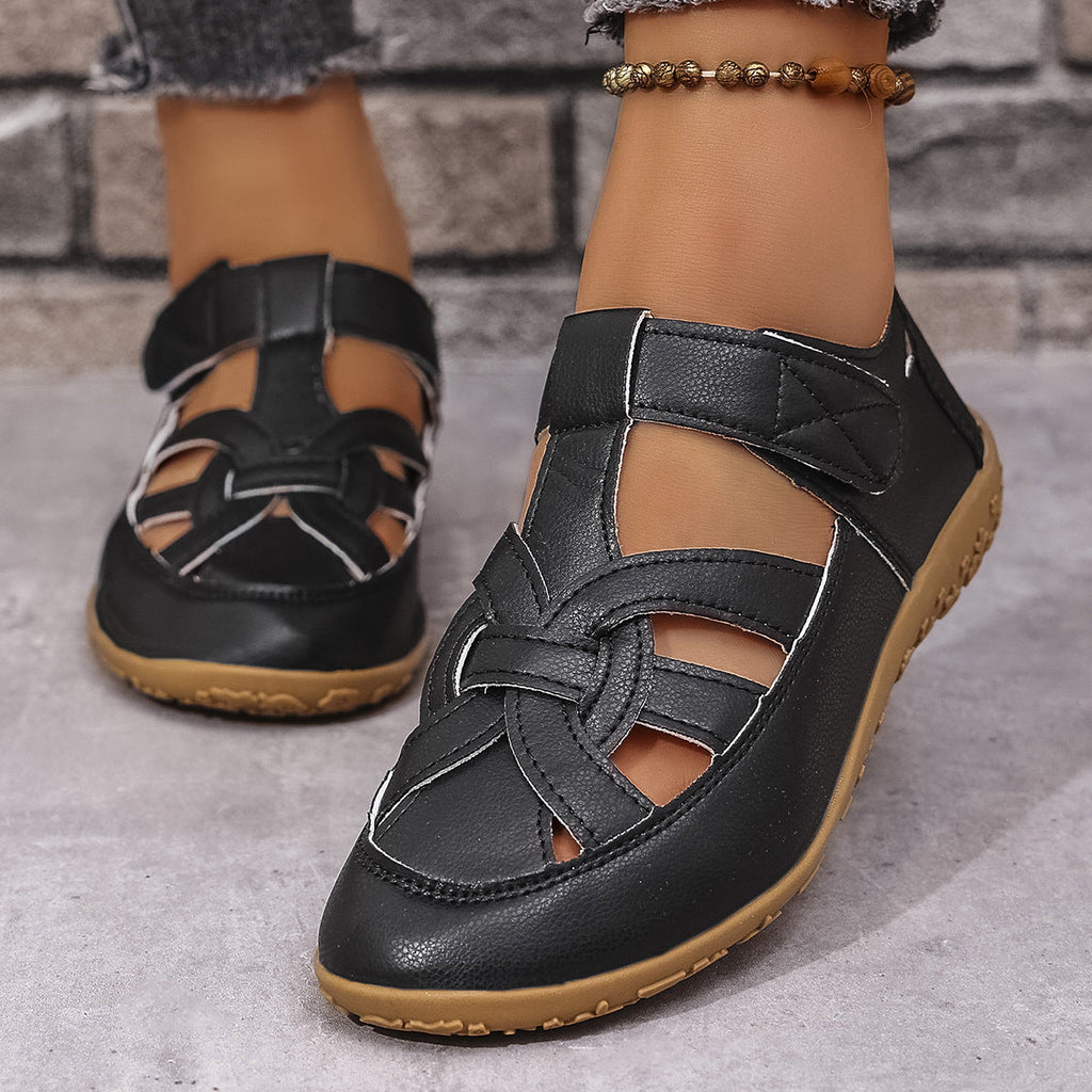 Damen Bequeme Clogs mit verstellbarem Riemendesign und rutschfester Sohle EB