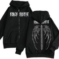 Damen Kapuzenjacke mit auffälligem Gothic-Design und bequemer Passform EB