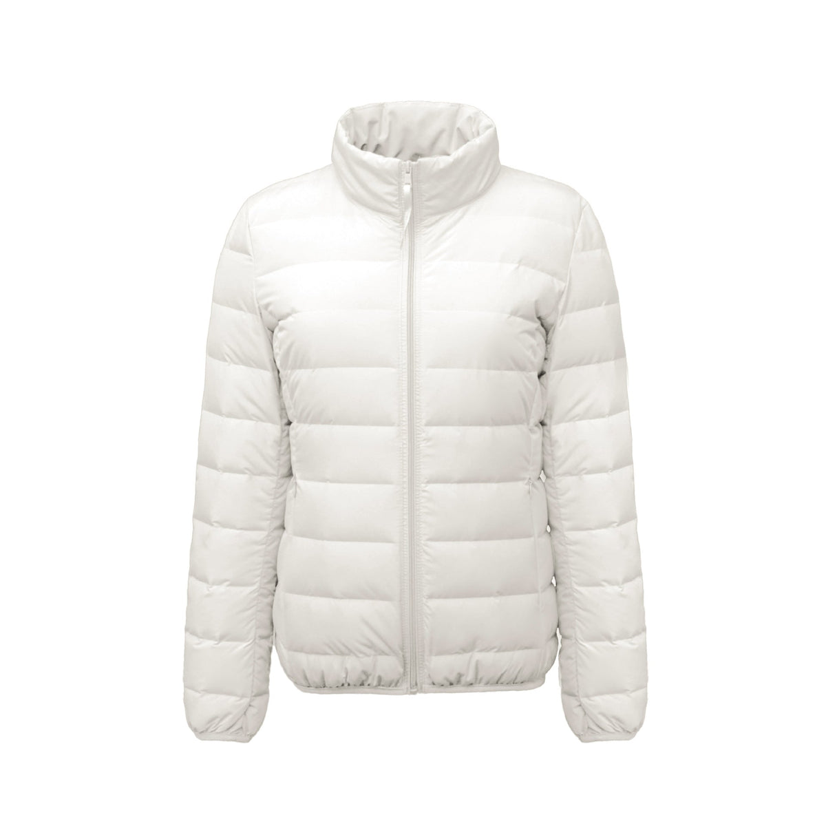 Damen Isolierte Steppjacke mit hohem Kragen und elastischen Bündchen EB