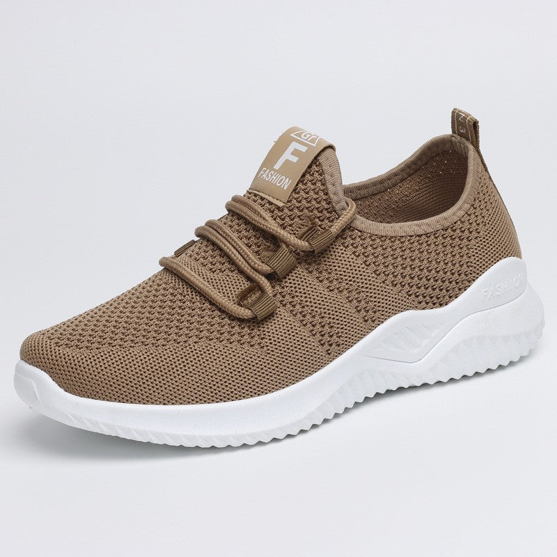 Damen Atmungsaktive Lauf- und Freizeitschuhe mit elastischem Strickoberteil EB