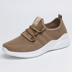 Damen Atmungsaktive Lauf- und Freizeitschuhe mit elastischem Strickoberteil EB