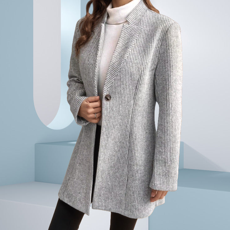Damen eleganter strukturierter Blazer EB