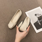 Damen Ballerinas mit modischem Schnallen-Design EB