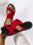 Damen Atmungsaktive Freizeit-Sandalen mit Komfort-Fußbett und verstellbaren Riemen EB