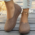 Damen Bequeme und luftige Slip-On Schuhe EB