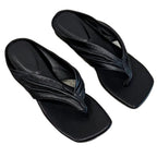 Damen Bequeme Zehentrenner mit stilvollem Riemchen-Design EB