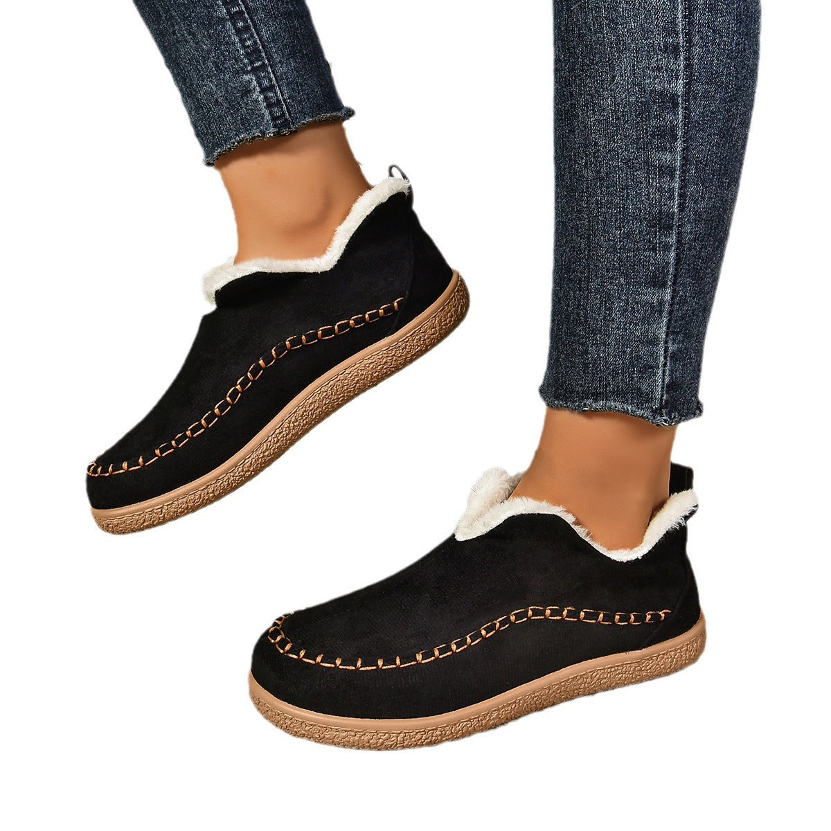 Damen Clog-Schuhe mit kuscheligem Innenfutter  EB