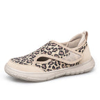 Damen Atmungsaktive und leichte Freizeitschuhe mit flexiblem Klettverschluss EB