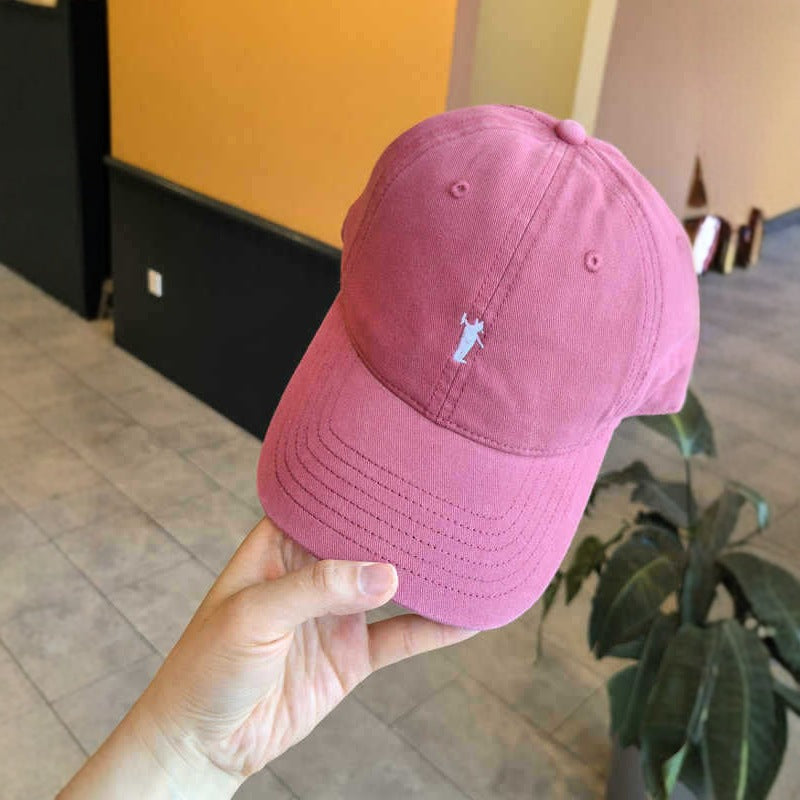 Damen-Baseballkappe im Distressed-Look