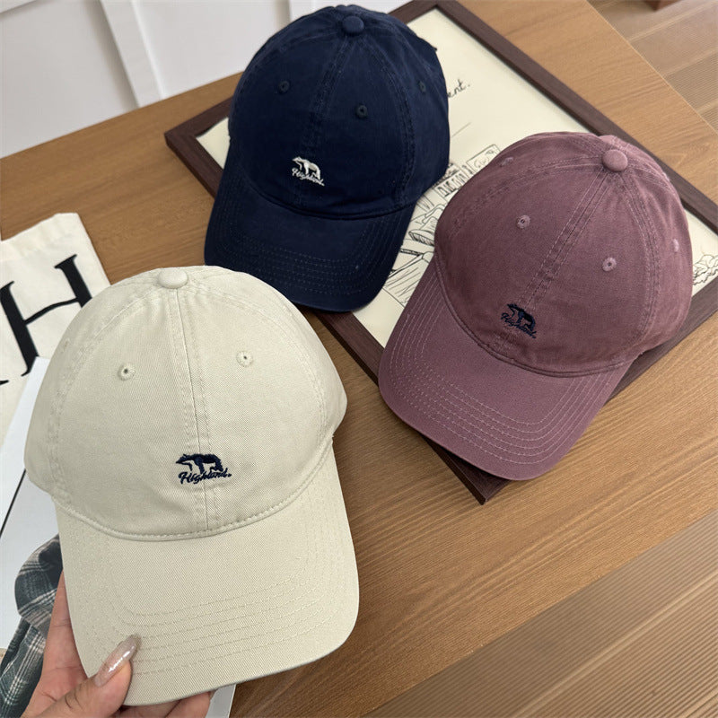 Lässige Baumwoll-Baseballkappe für Damen
