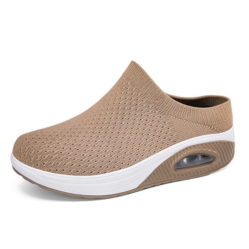 Damen Bequeme Slip-On Clogs mit Luftpolsterung und atmungsaktivem Obermaterial EB