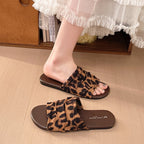Damen bequeme Mules mit modernen Falten und rutschfester Sohle EB