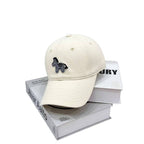 Verspielte Baseballkappe mit Pony-Stickerei