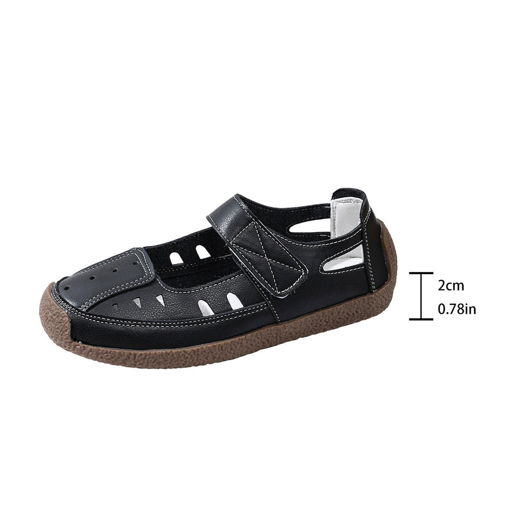 Damen Atmungsaktive Sandalen mit verstellbarem Klettverschluss und rutschfester Sohle EB