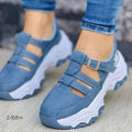 Damen sportliche Clogs mit modischem Riemendesign EB