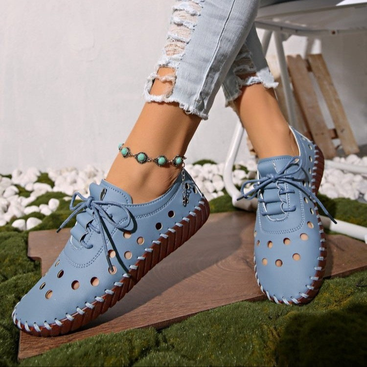 Damen Atmungsaktive Freizeitschuhe mit perforierten Löchern EB