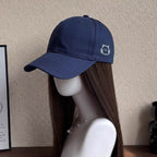 Bestickte Baseballkappe mit Katzenmotiv