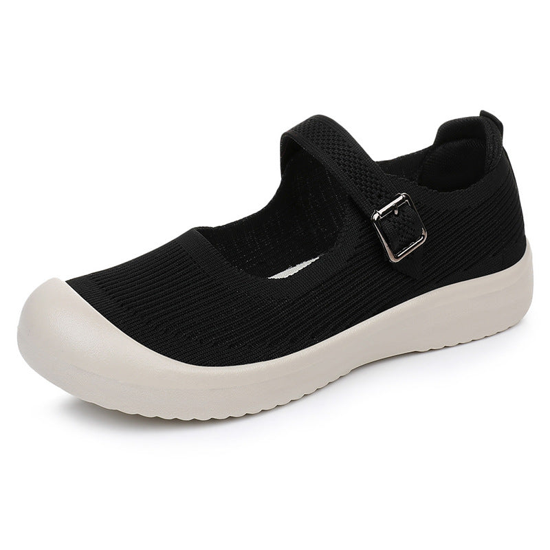 Damen Bequeme und elegante Sandalen mit Schnalle EB