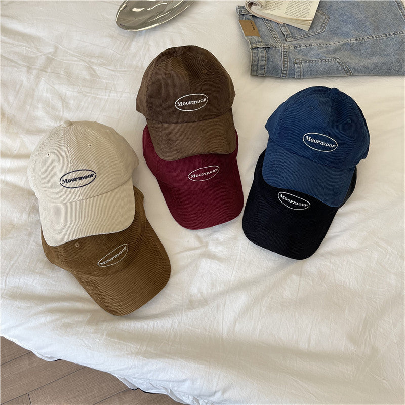 Lässige Damen-Baseballkappe aus Cord
