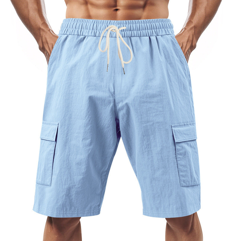 Technische Cargo-Shorts für Herren mit elastischem Kordelzugbund
