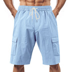 Technische Cargo-Shorts für Herren mit elastischem Kordelzugbund