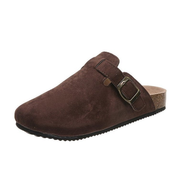 Damen Bequeme Clogs mit verstellbarem Riemen und ergonomischer Sohle EB