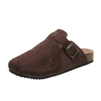 Damen Bequeme Clogs mit verstellbarem Riemen und ergonomischer Sohle EB