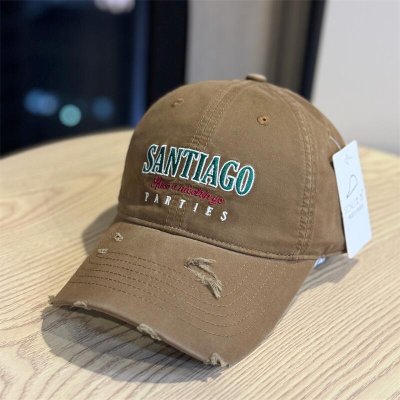Lässige Baseballkappe im Used-Look für Herren