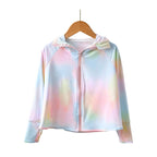 Damen atmungsaktive und wasserabweisende Sportjacke mit Kapuze EB