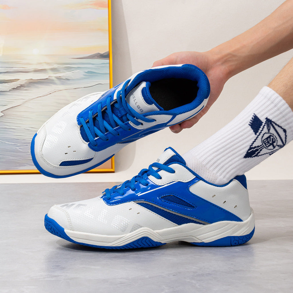 Unisex nan leichte atmungsaktive Indoor-Tennisschuhe mit stoßdämpfender Gummisohle EB