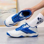 Unisex nan leichte atmungsaktive Indoor-Tennisschuhe mit stoßdämpfender Gummisohle EB