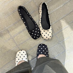 Damen Ballerinas aus hochwertigem Kunstleder mit elegantem Design EB