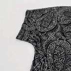 Damen Kimono-Jacke mit trendigem Muster und lockerem Schnitt EB