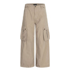 Damen Cargo-Culotte-Shorts mit aufgesetzten Taschen