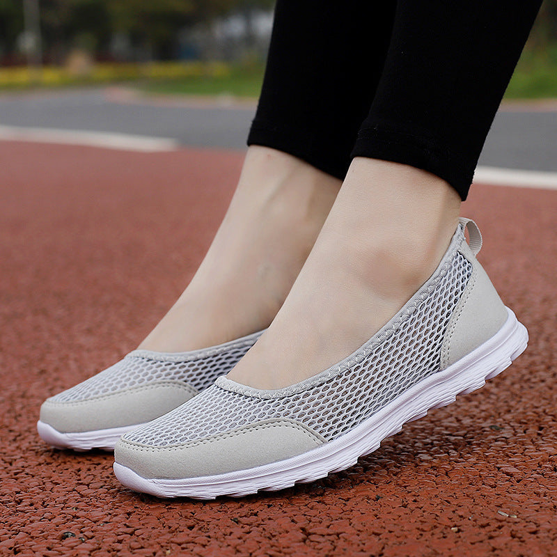 Damen Atmungsaktive Freizeitschuhe mit elastischem Obermaterial EB
