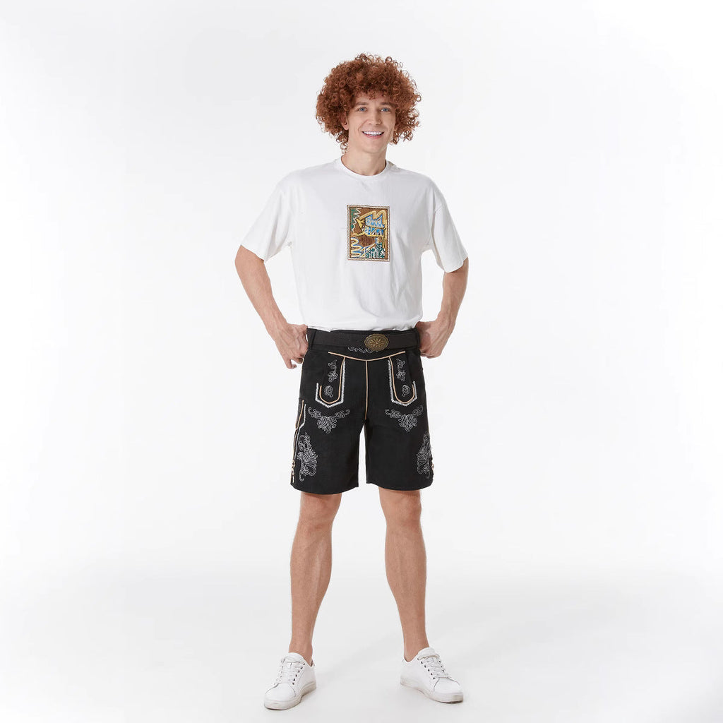 Herren Trachtenbermuda mit aufwendiger Stickerei und modernem Schnitt EB